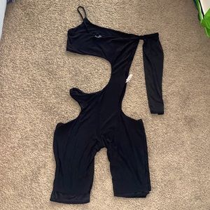 FASHION NOVA BLACK ROMPER